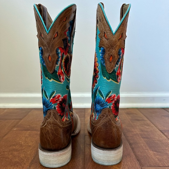 ARIAT Floral Textile Circuit Champion Boots - Picture 3 of 4